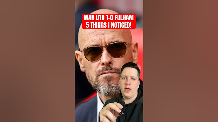 Man Utd 1-0 Fulham : Match Anysis! ⚽️ 🔥 #mufc #premierleague #fulham #zirkzee #oldtrafford