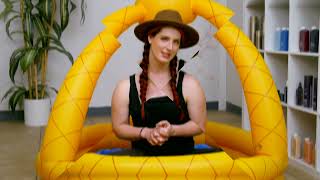 Beach & Pool-Ready Hair Extensions | Crown Extension Studio Tutorial screenshot 5