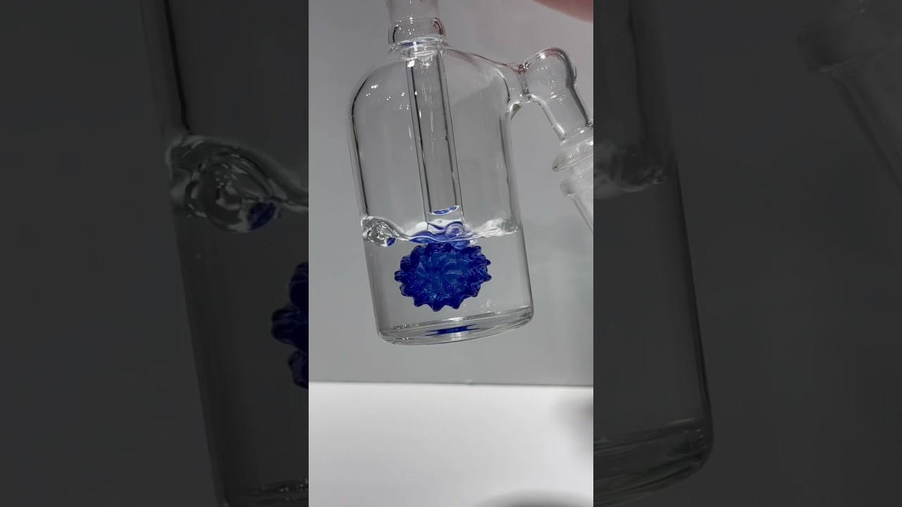 Fritted perc ash catcher functionality