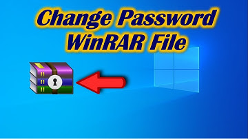 How to Change Password WinRAR File
