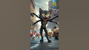 Cat Spider #3d #3danimation #kitten