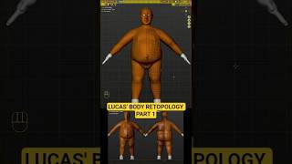 Lucas' body retopology #retopology #3dmodelling #blender #blendercommunity