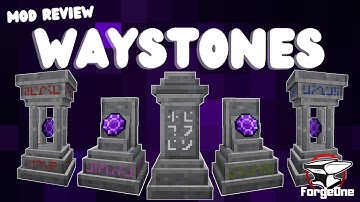 Waystones - Minecraft Mod Review (1.21.1)