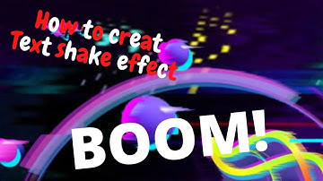 Text shake effect in filmora 9 | Easy for beginners