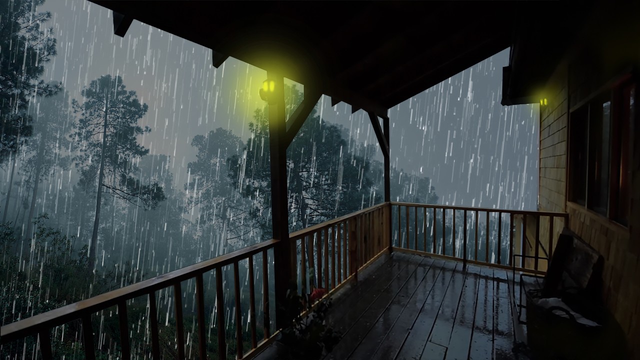 Lluvia Relajante Para Dormir - Sonido de Lluvia y Truenos - Rain Sound for Sleeping Relax 220