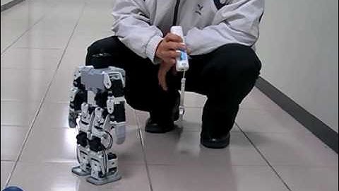 Wiimote Control Bioloid by using Labview Interface