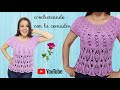 ✨🌟TUTORIAL BLUSA ARAÑITAS CON PIÑAS A CROCHET PARTE #1 ✨🌟(CROCHETEANDO CON LA COMADRE)