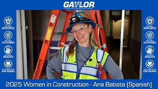 2025 Gaylor Electric Women in Construction - Ana Batista (Spanish)