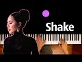 Instasamka - Shake ● караоке | PIANO_KARAOKE ● ᴴᴰ + НОТЫ & MIDI