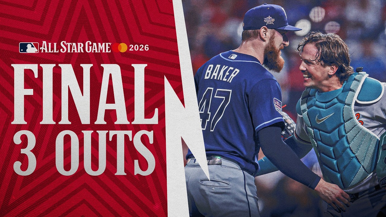 FINAL 3 OUTS: Aroldis Chapman & Bryan Baker complete the first MLB All-Star Game shutout since 2013