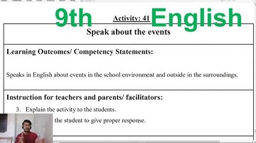Bridge Course 9th English 41-Activity