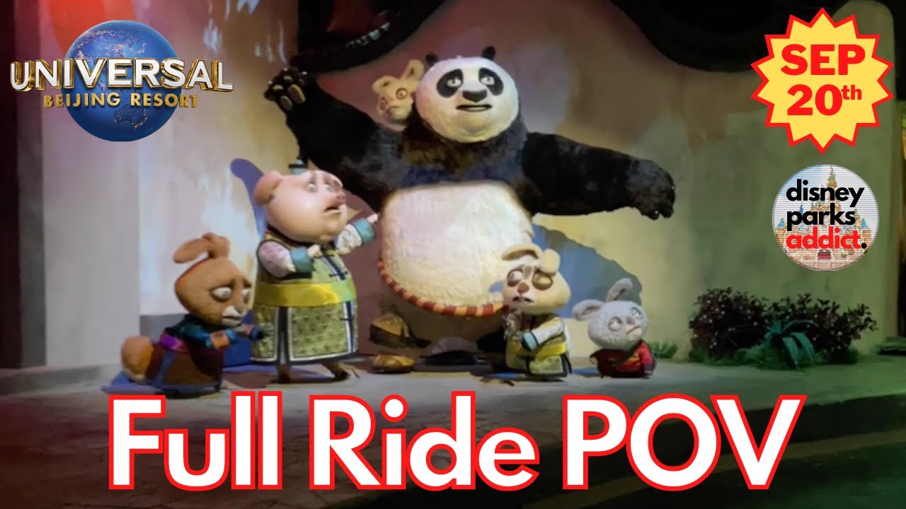 [4K] Kung Fu Panda: Journey of the Dragon Warrior - POV - Universal Studios Beijing - Opening Day