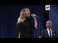 Faith Hill performs at Aretha Franklin