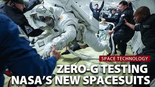 Collins Aerospace tests new astronaut spacesuits onboard Zero-G flight