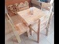 silla hecha con tarimas chair make with pallets