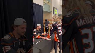 Anaheim Ducks Mason McTavish Alex Killorn Radko Gudas meet and greet #hockey #anaheimducks