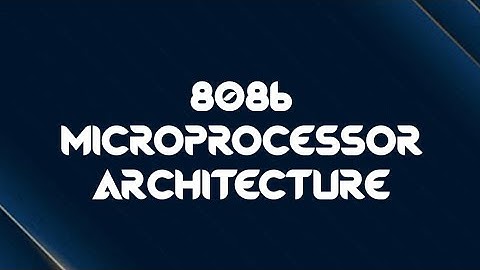 8086 microprocessor architecture in Tamil | EC8691 |microprocessor and microcontroller|