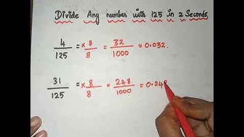 TIME SAVING TRICKS TO DIVIDE BY 125/TNPSC MATHS TRICKS/MENTAL ABILITY/APTITUDE  #tnpscgroup4 #tnpsc.