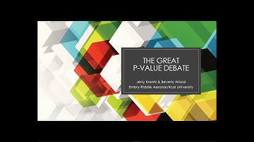 P3-08: The Great P-Value Debate