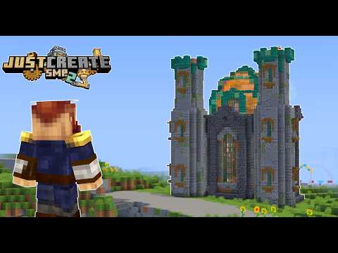 I Built My First Shop in Minecraft Create Mod! - Just Create SMP