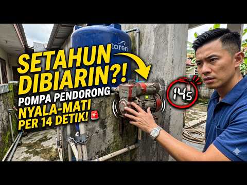 Setahun Dibiarkan! Pompa Pendorong Toren Jadi Nyala Mati Tiap 14 Detik, Ini Akibatnya!