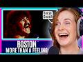 Brad Delps High Notes Are WILD! | Boston - More Than A Feeling Reaction | Vocal Coach Analysis