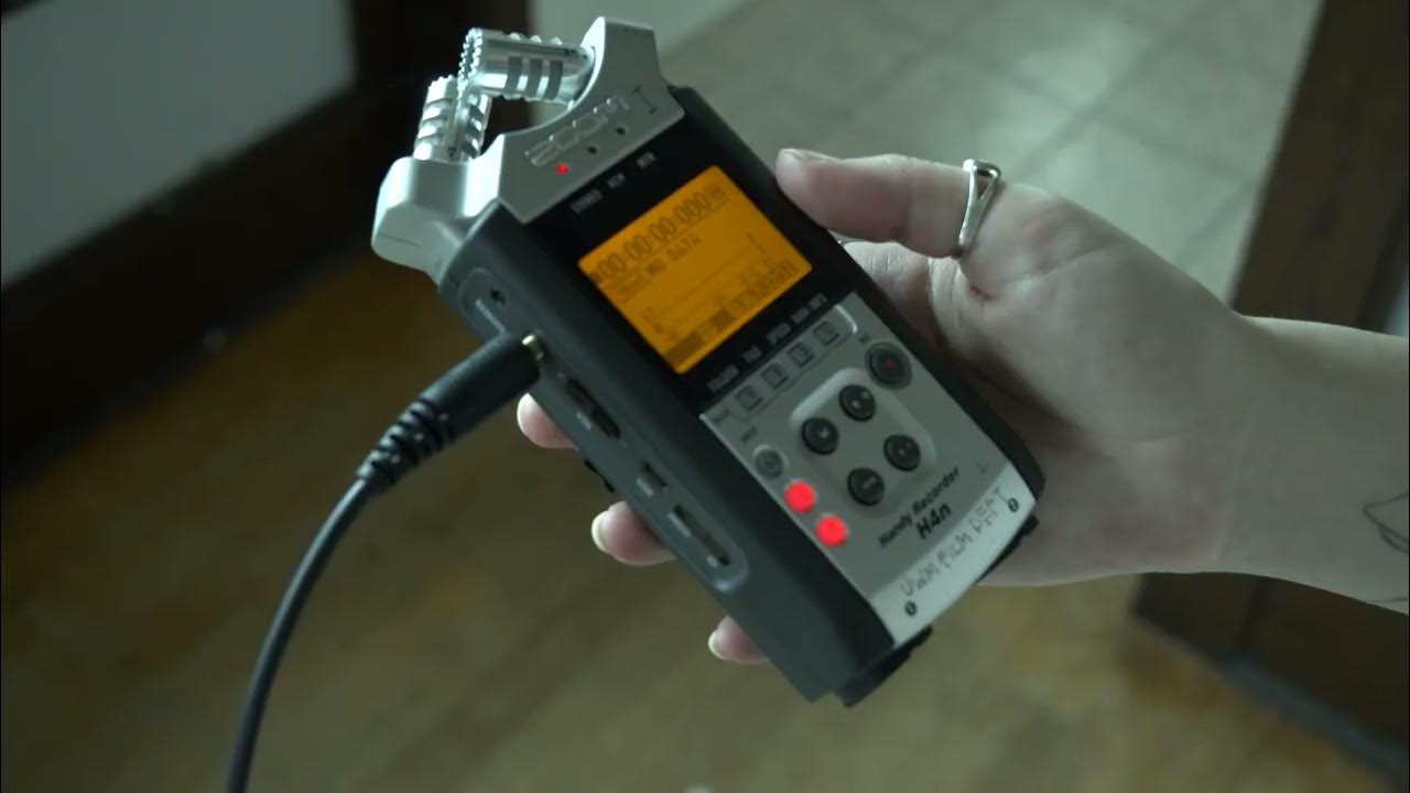 HOW TO use a zoom H4N audio recorder YouTube