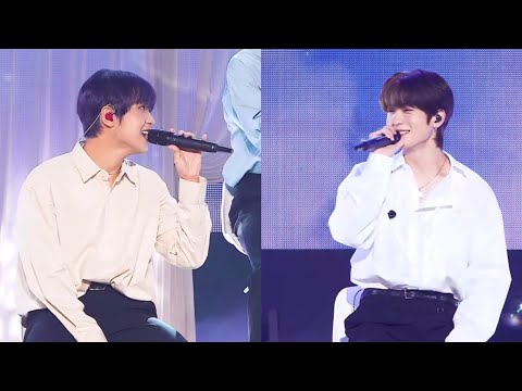[NCT127 재현 해찬] 노래 부르다 눈 마주치면서 웃는 재현 해찬