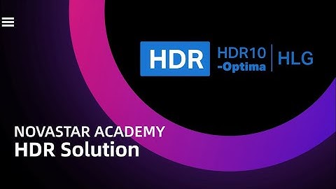 HDR Solution