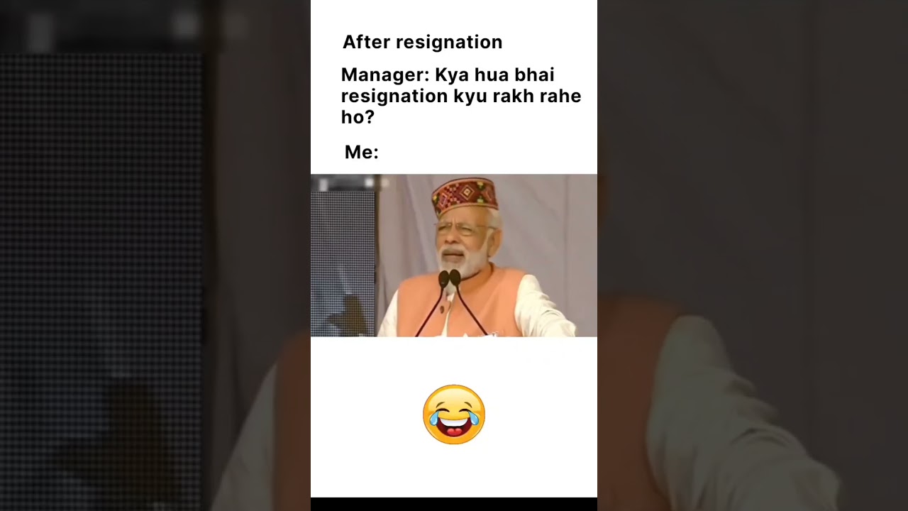 When manager asks reason for resignation | Modi memes | maja nahi a raha hai 
