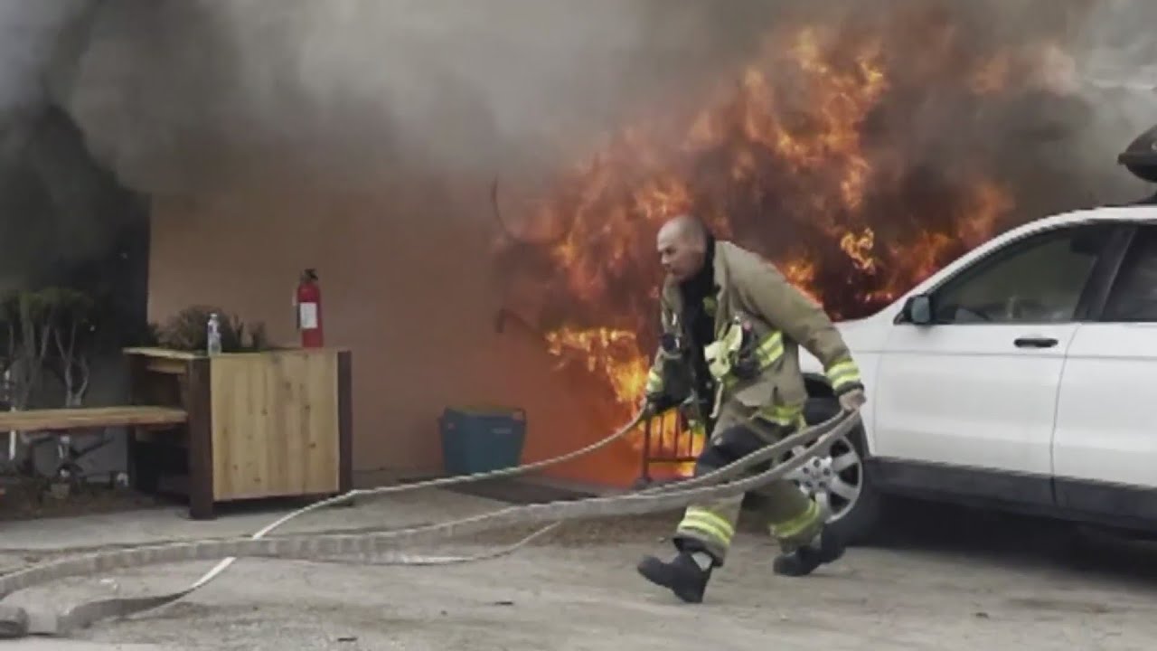 Fire destroys several businesses in downtown Lyons