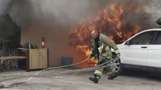 Fire destroys several businesses in downtown Lyons