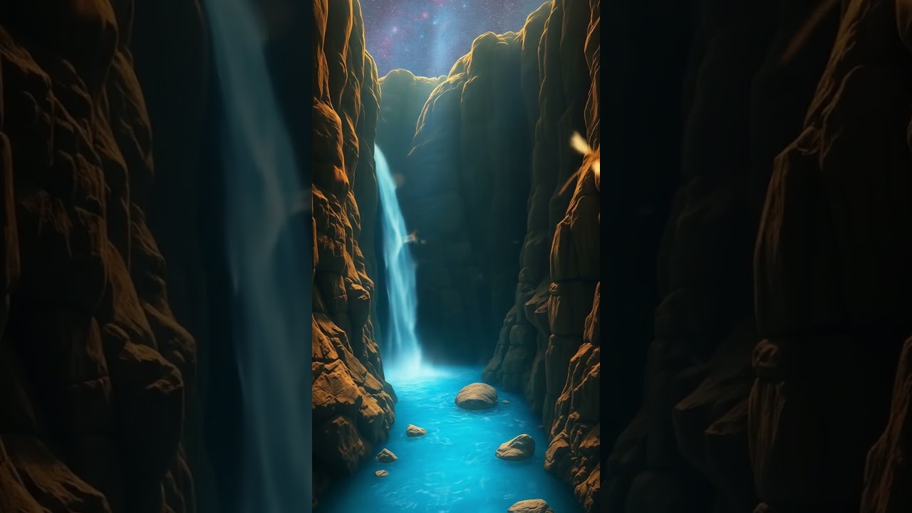 Mystical Canyon Waterfall 