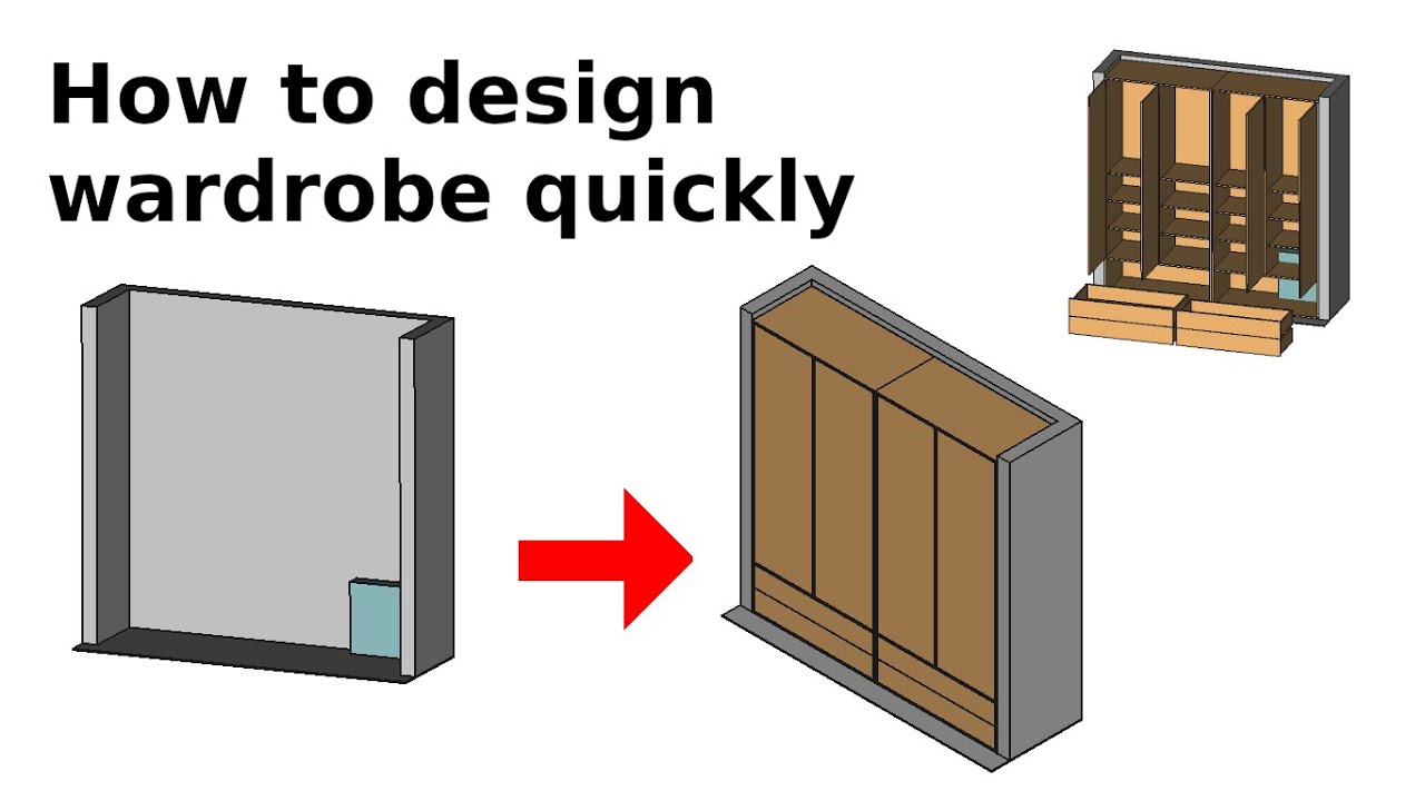 How to design wardrobe quickly | FreeCAD Woodworking workbench