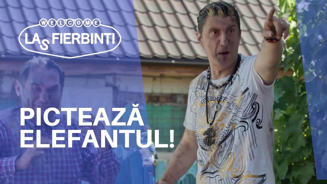 Pensula în trompă și, gata, pictează elefantul! | LAS FIERBINȚI 2022