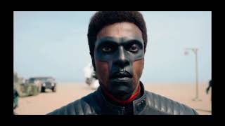 Mister Terrific fight scene at beach. Superman 2025
