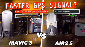 Mavic 3 vs Air2S - GPS Issue Fixed? - New Firmware Update v01.00.0600