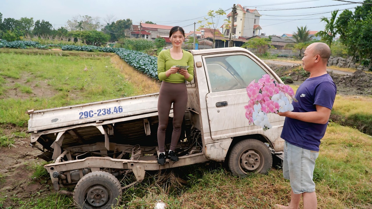 Time-lapse video: Genius girl completely repairs and restores abandoned Suzuki (500kg) truck 🛠🛠🛠