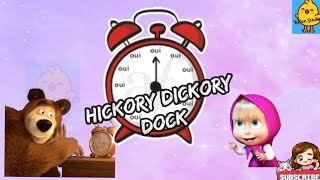 Hickory Ory Dock With Tom And Jerry, Masha And Bear, Nursery Rhymes, Kids Song,Pre School Song