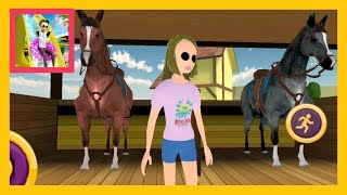 Stickman uphill water slide -Theme park craft game screenshot 4