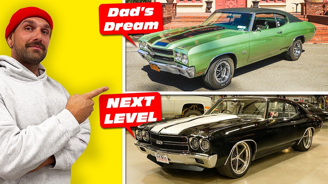 Transforming a $50,000 Classic Into A $500,000 Monster- My Dad's Dream Build- Restomod Chevelle