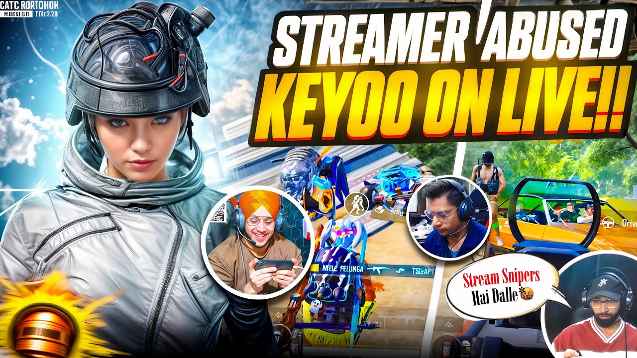 TOXIC Streamer ABUS*D🤬 ME On LIVE!! 🤯🔥 Keyoo Vs Streamers 💀 BGMI