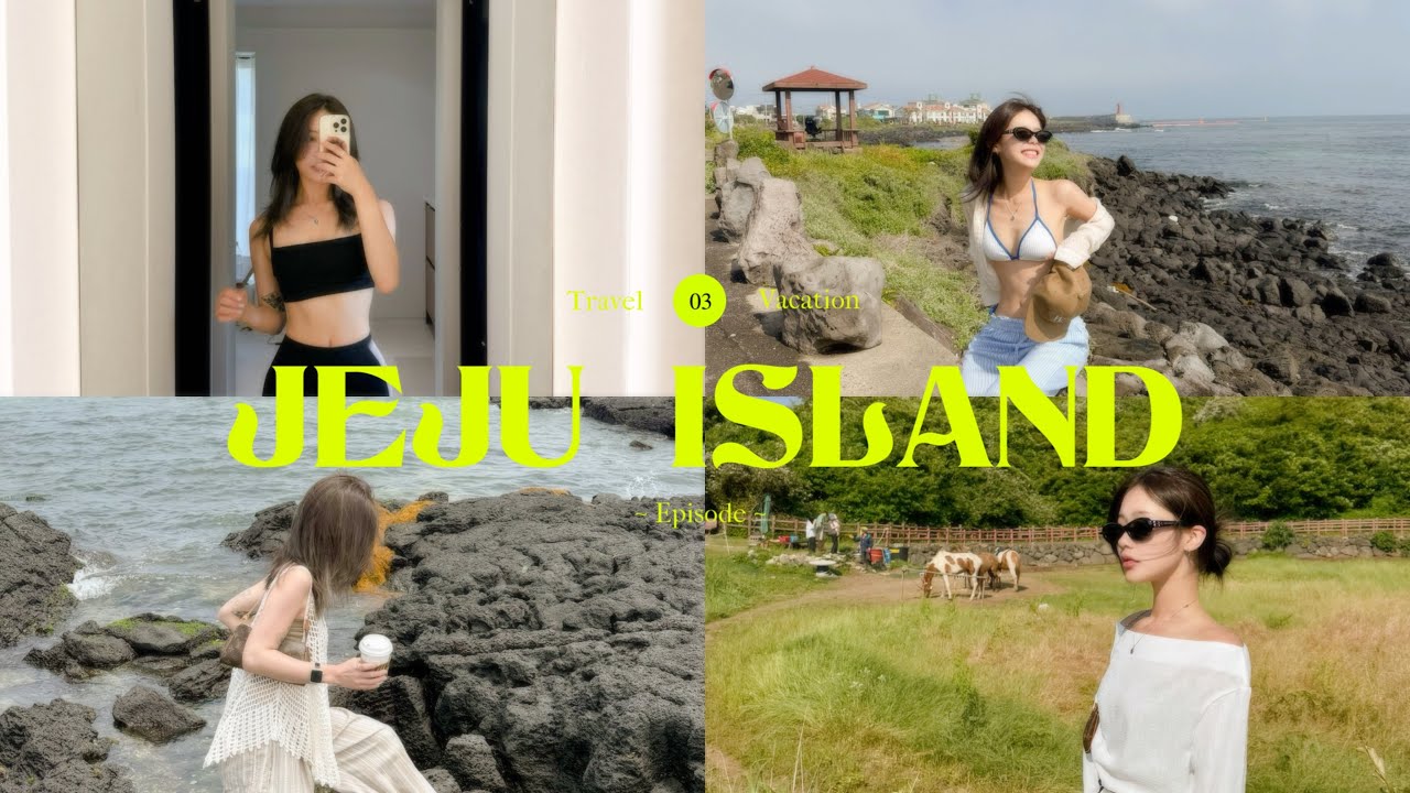 [🇰🇷 제주도 #Day3] 제주도 / 휴가 / 해물라면 / 사계해변/ 협재해변/ 용머리해안/ Jeju/ Vacation/ Seafood Ramen / Beach / Coast