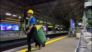 Download lagu ASMR suasana stasiun kereta gambir malam hari, Gambir Station at Night Sound #asmr #asmrsound