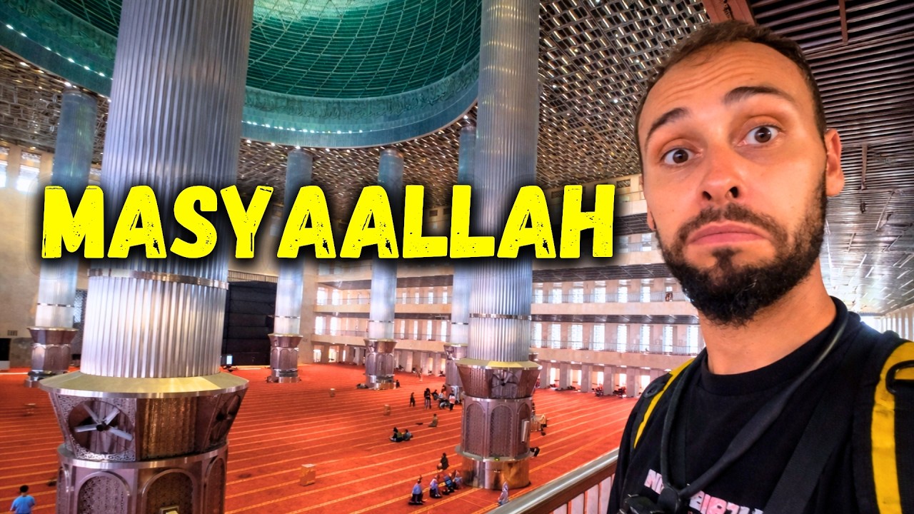 Masuk ke Masjid Terbesar di Asia Tenggara 🇮🇩🕌