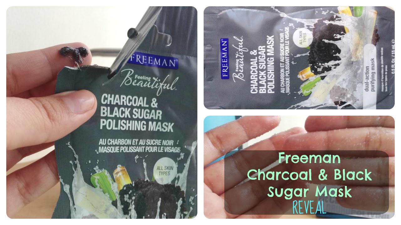Freeman Charcoal & Black Sugar Mask REVEAL YouTube