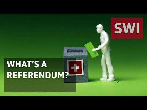 Video: A referendum is an act of direct expression of the will of the people