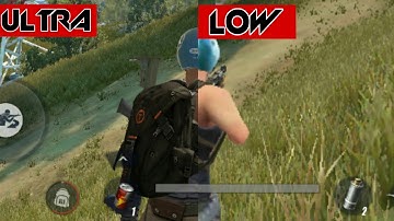 Rules of Survival Graphics Comparison!! Ultra vs. Lowest?!
