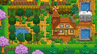 Stardew Valley 1.6 Farm Tour 🏔️Hilltop Farm 🌳 No Mods 🦙⟡˖ ࣪