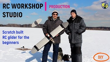 Scratch built RC glider